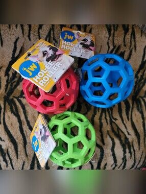 JW Hol-EE Roller Dog Toy Sm/med Sz. New! Each